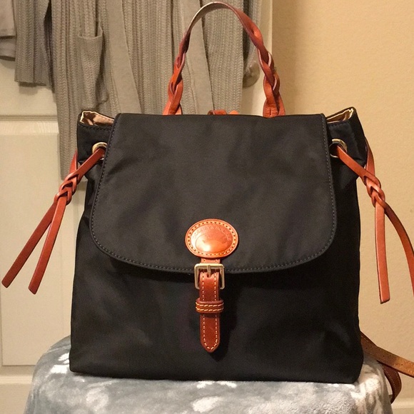 dooney and bourke nylon flap backpack